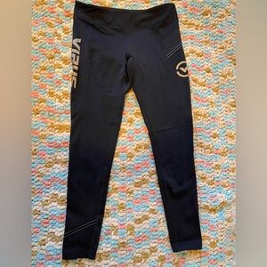 VIRUS Bioceramic Series Black Performance Compression Leggings Size Medium